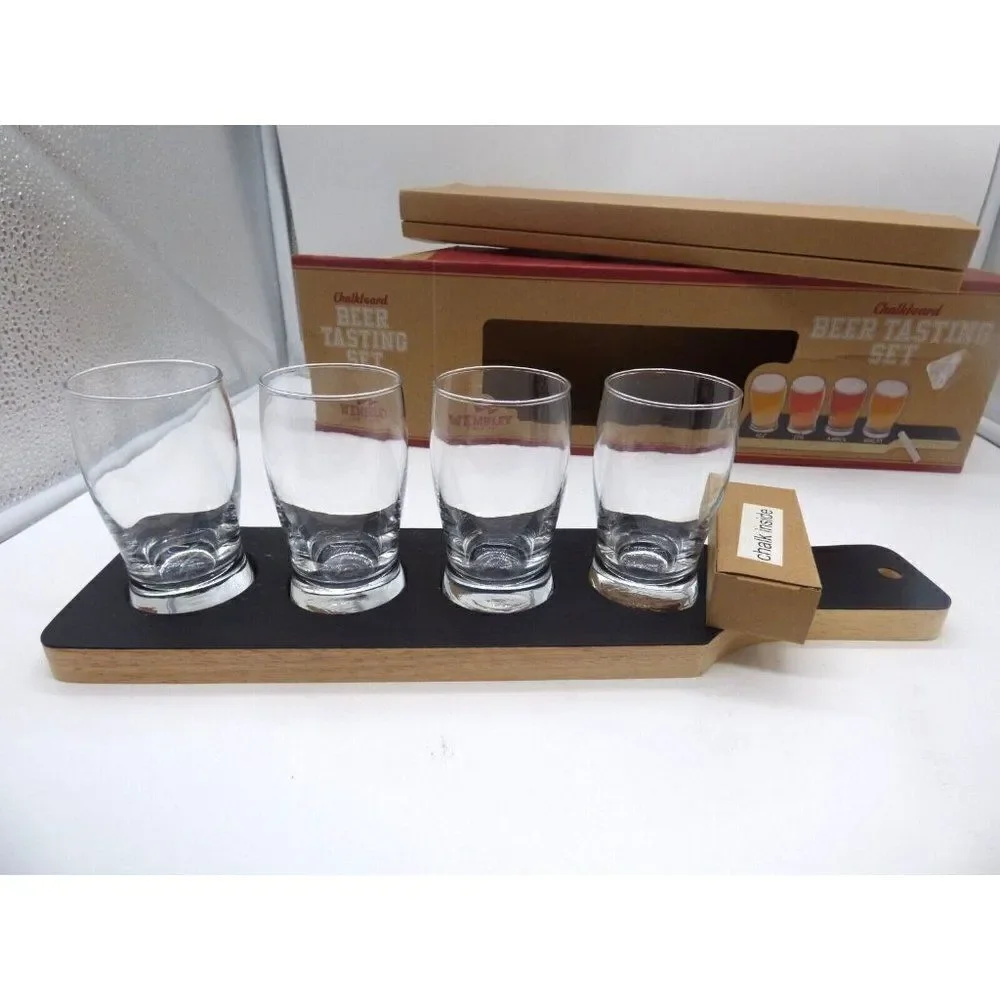Wembley Chalkboard Beer Tasting Set - Picture 1 of 6